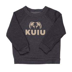 Toddler Stacked Logo Crewneck Sweatshirt | Khaki
