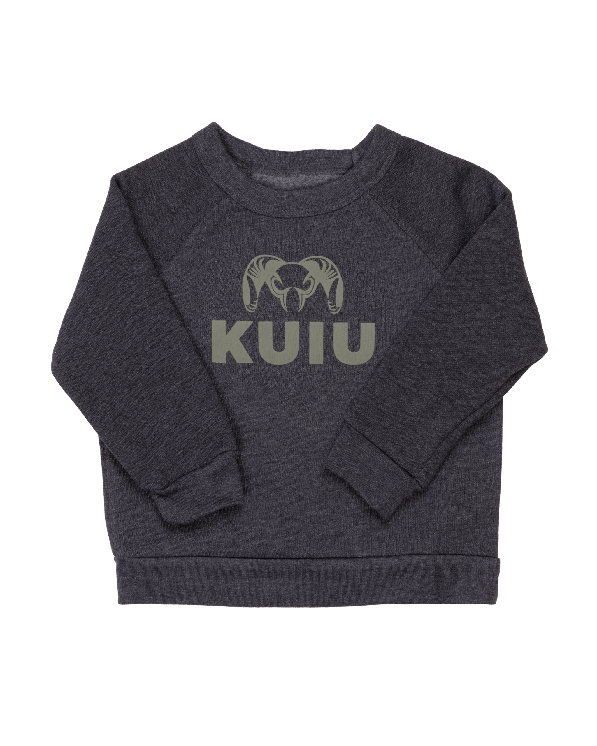 Toddler Stacked Logo Crewneck Sweatshirt | Olive