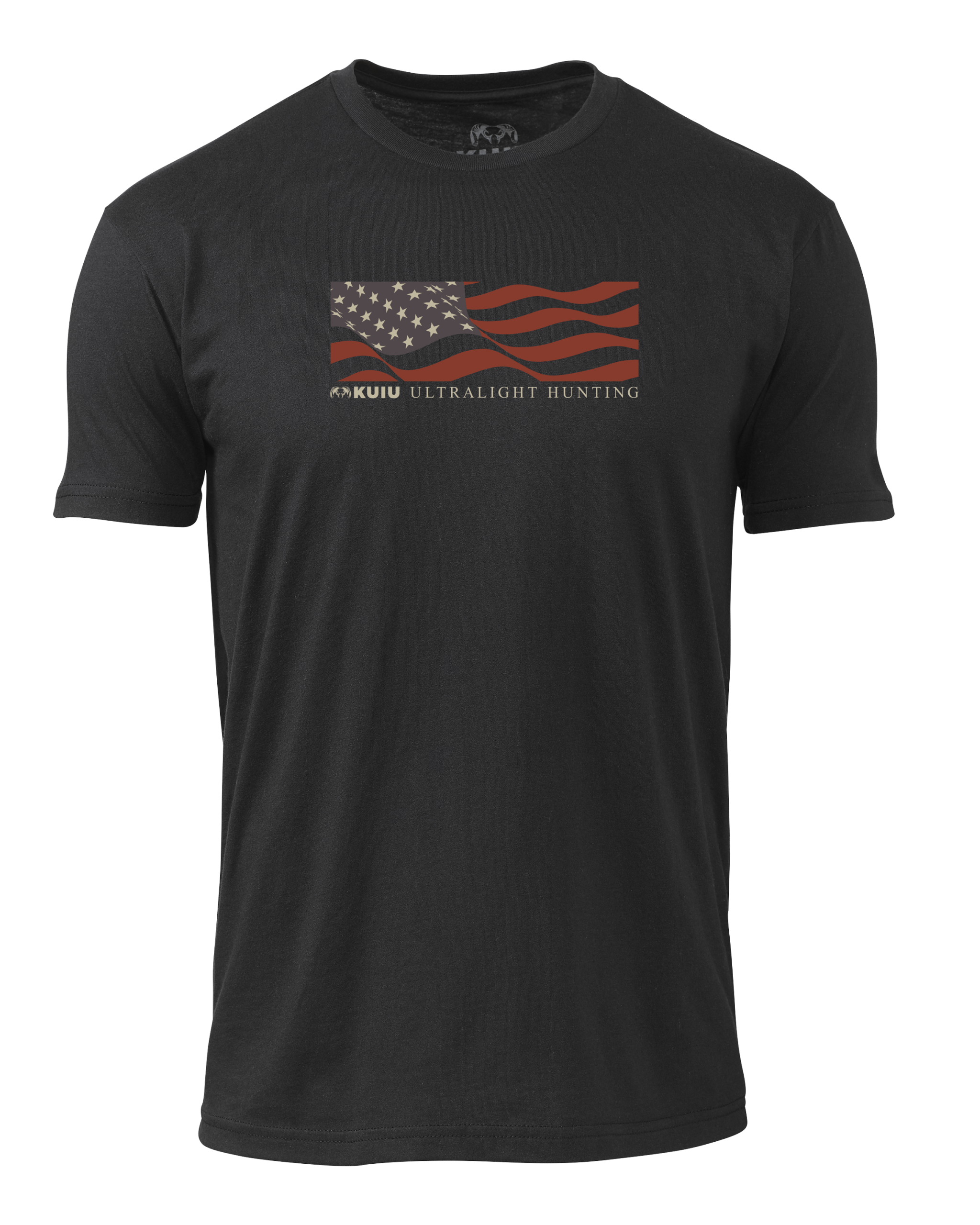 KUIU Flag Logo T-Shirt | Black