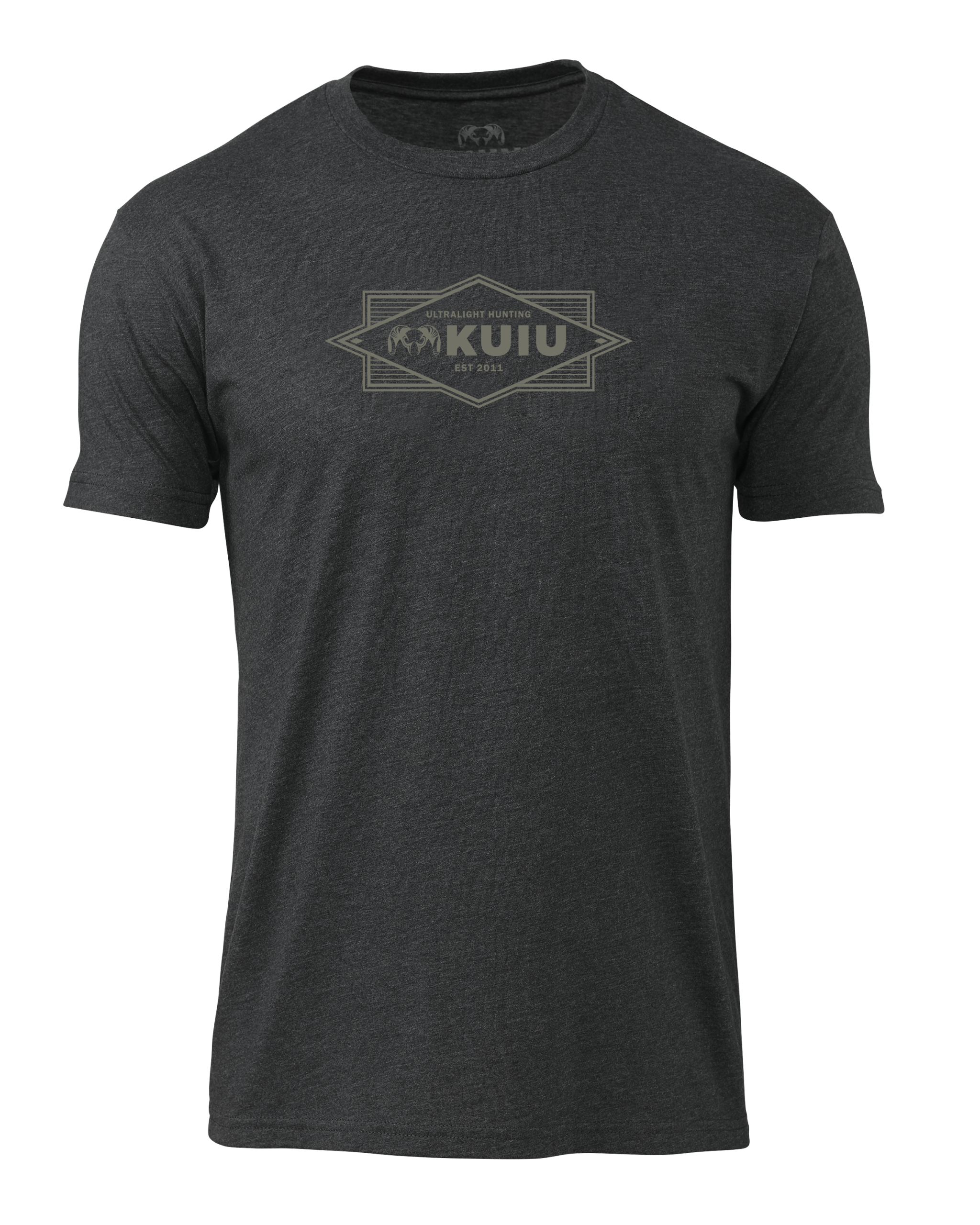 KUIU Emblem Logo T-Shirt | Charcoal