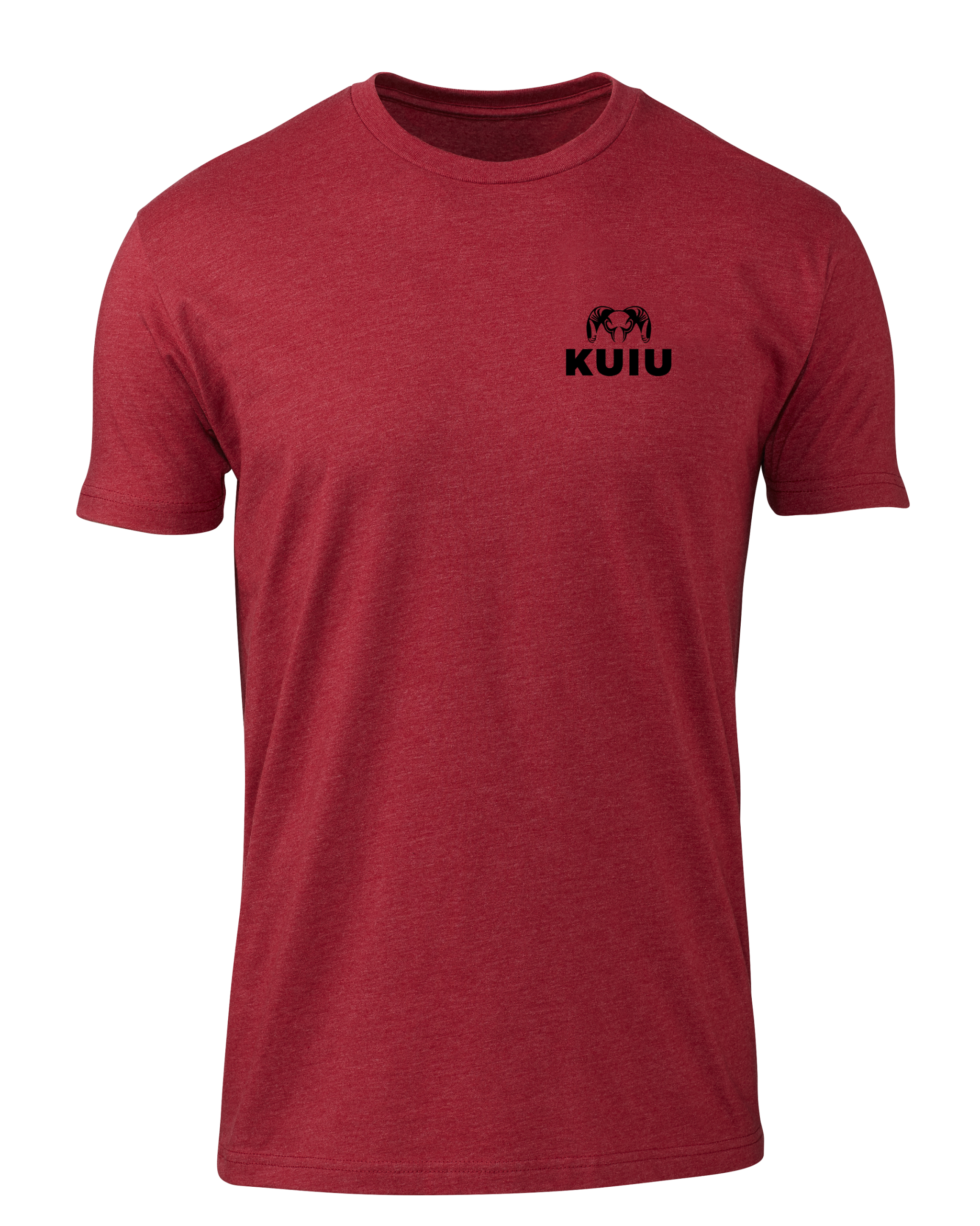 KUIU Shield Back Logo T-Shirt | Cardinal - Image 2