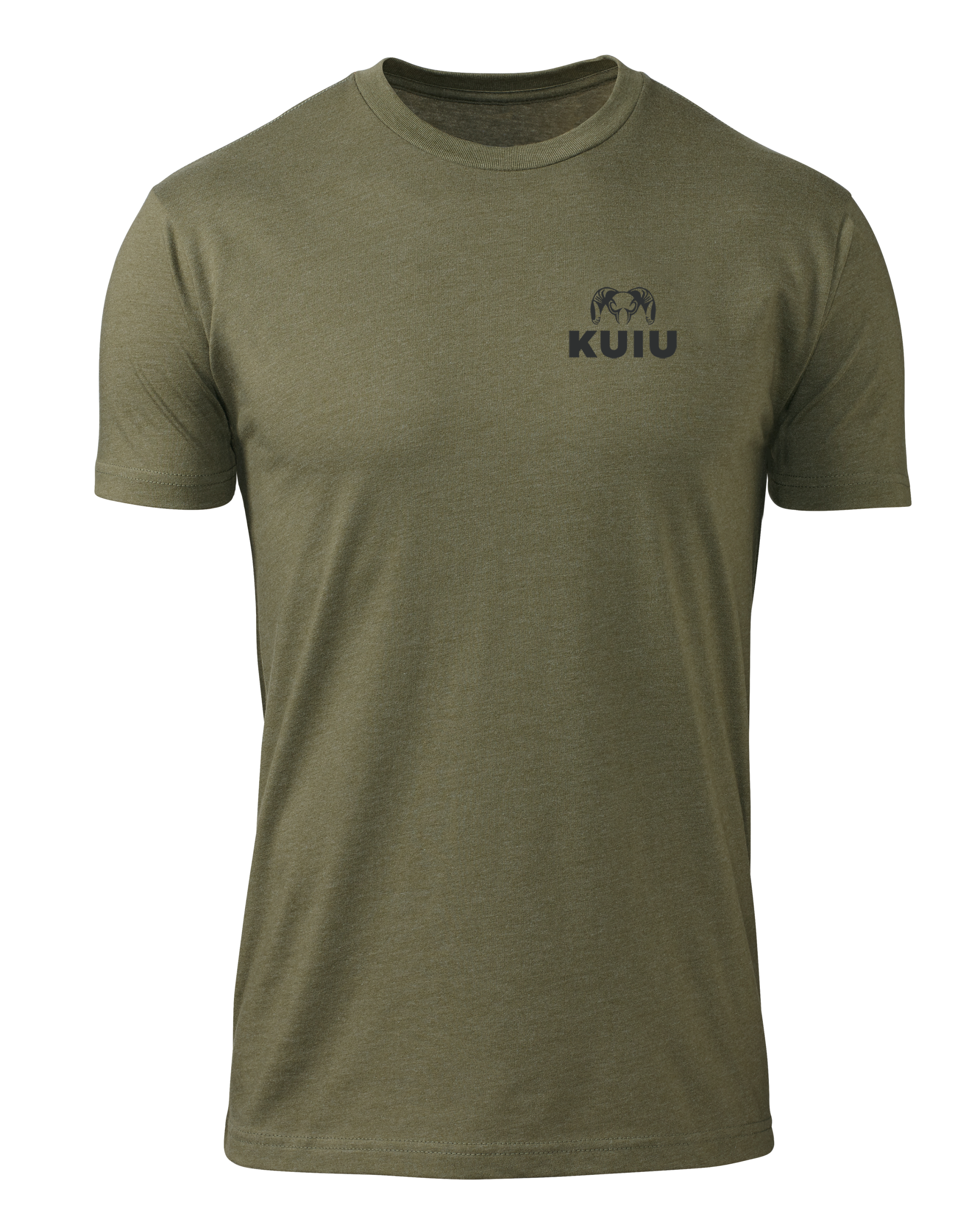KUIU Ram Chest Logo T-Shirt | Military Green