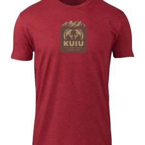 KUIU Mountain Logo T-Shirt | Cardinal