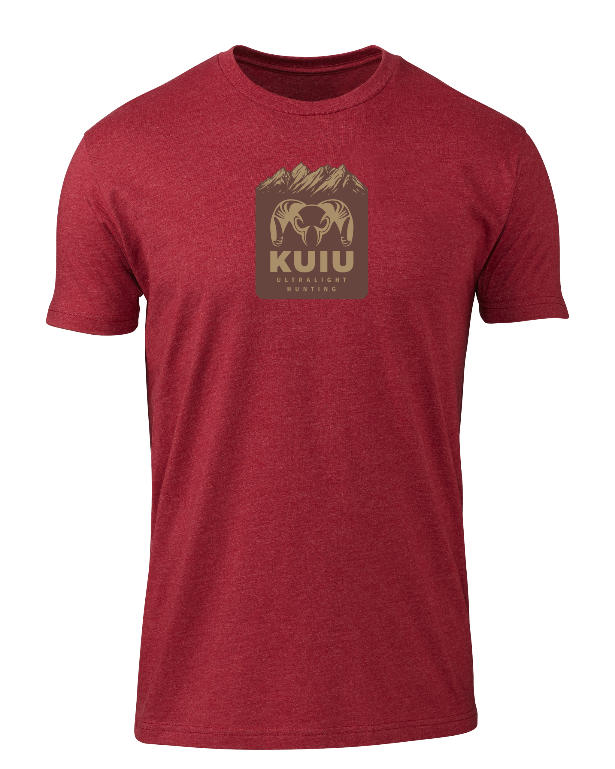 KUIU Mountain Logo T-Shirt | Cardinal