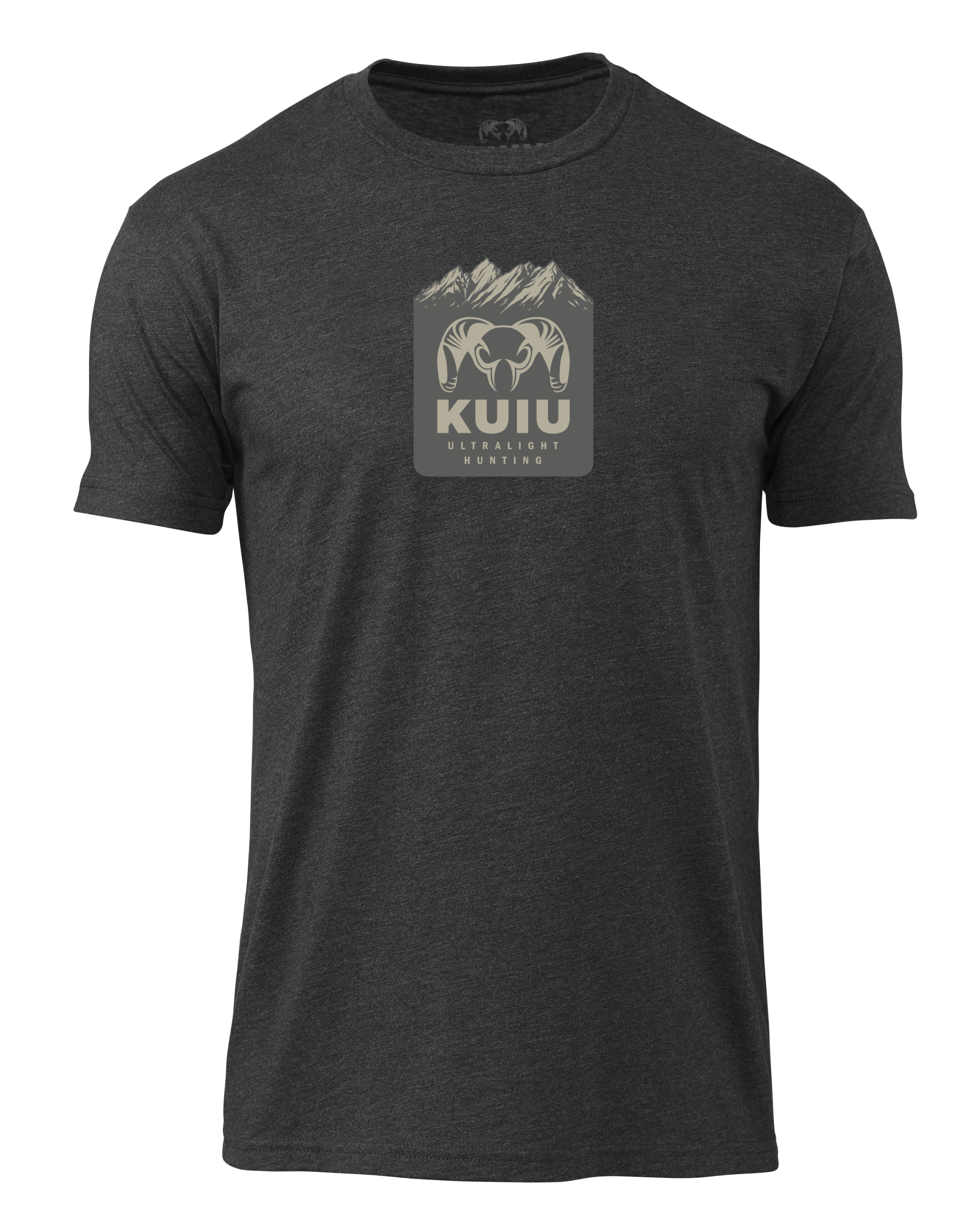 KUIU Mountain Logo T-Shirt | Charcoal
