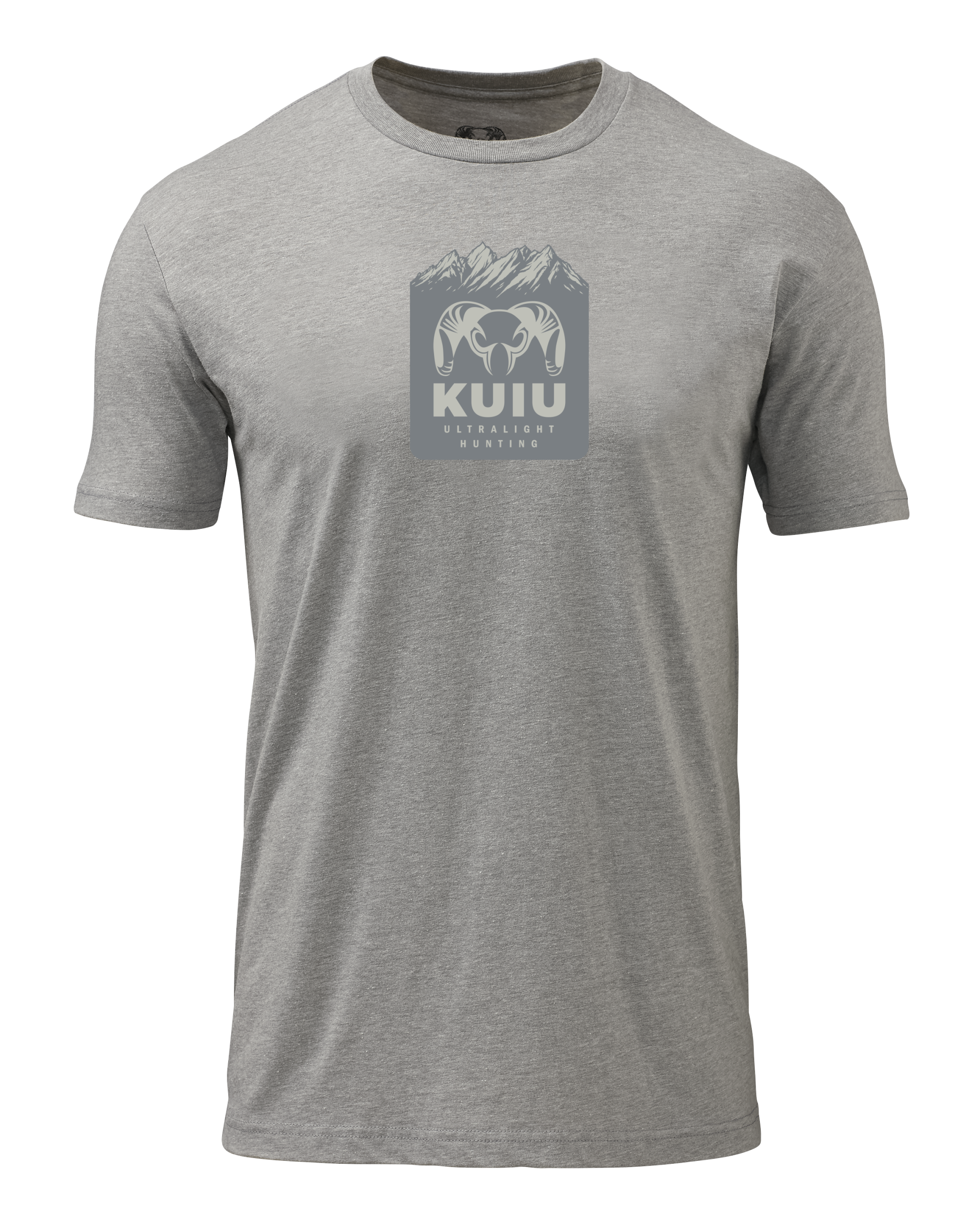 KUIU Mountain Logo T-Shirt | Heather Grey