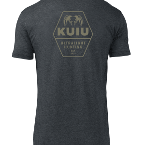 KUIU Ultralight Hunting Back Logo T-Shirt | Charcoal