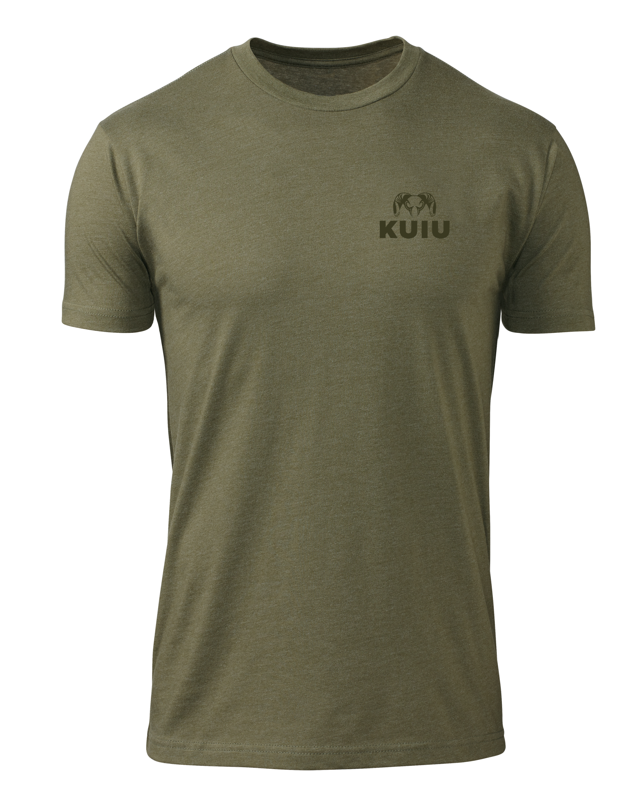 KUIU Ultralight Hunting Back Logo T-Shirt | Military Green - Image 2