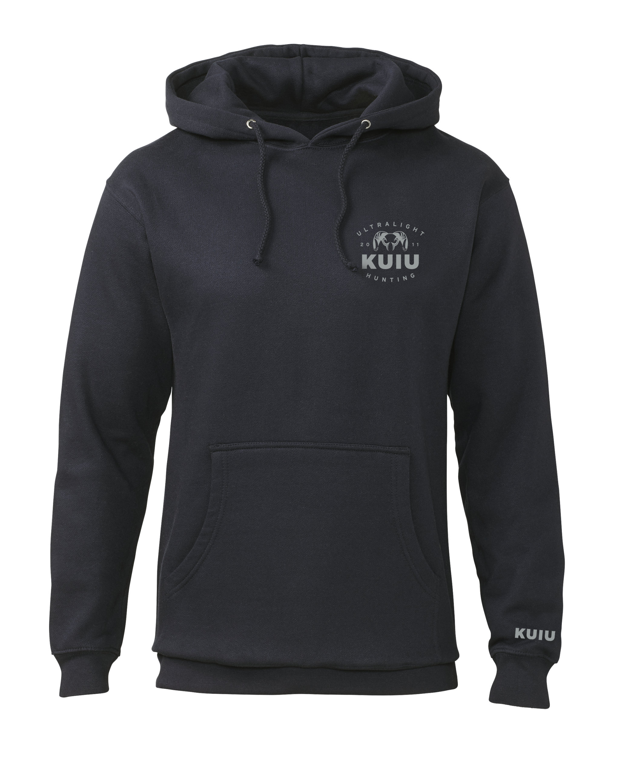 KUIU Ultralight Chest Logo Hoodie | Navy