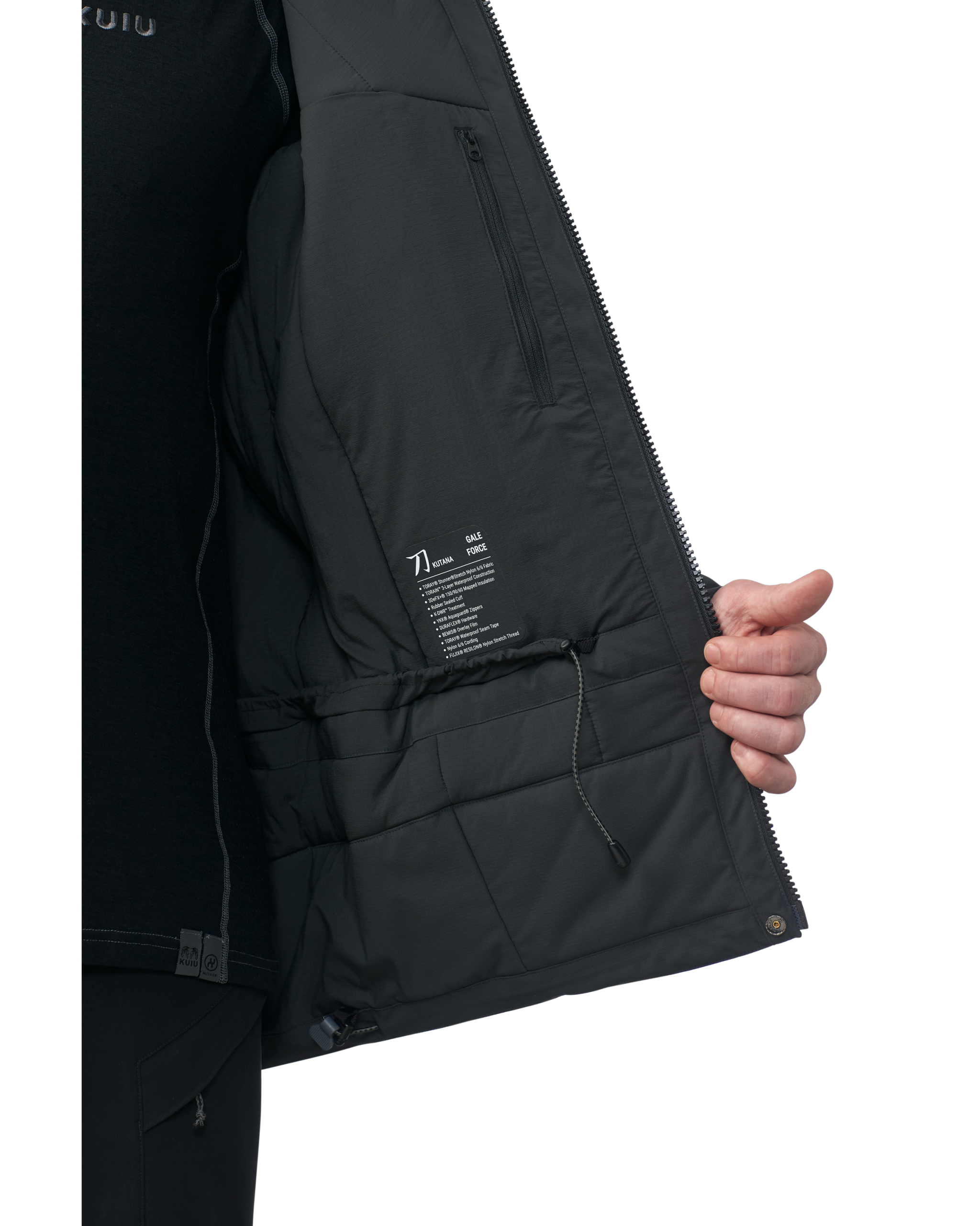 KUIU Kutana Gale Force Hooded Jacket | Gunmetal - Image 8