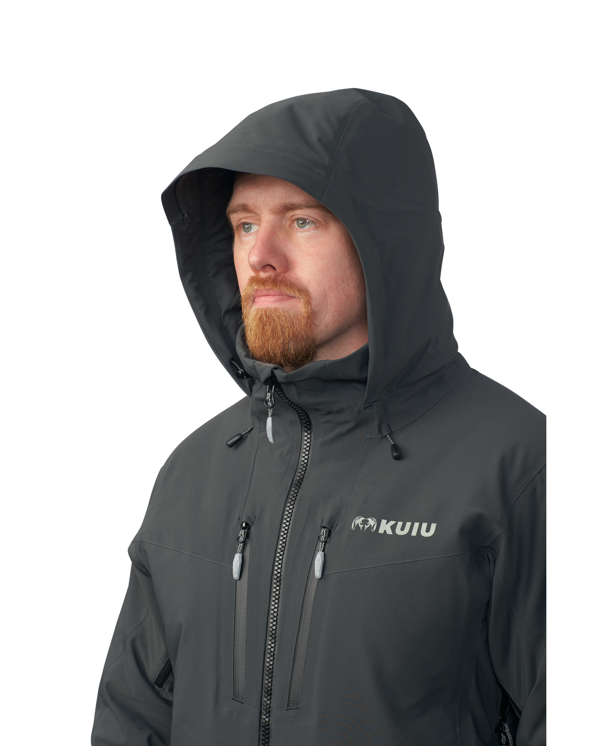 KUIU Kutana Gale Force Hooded Jacket | Gunmetal - Image 6
