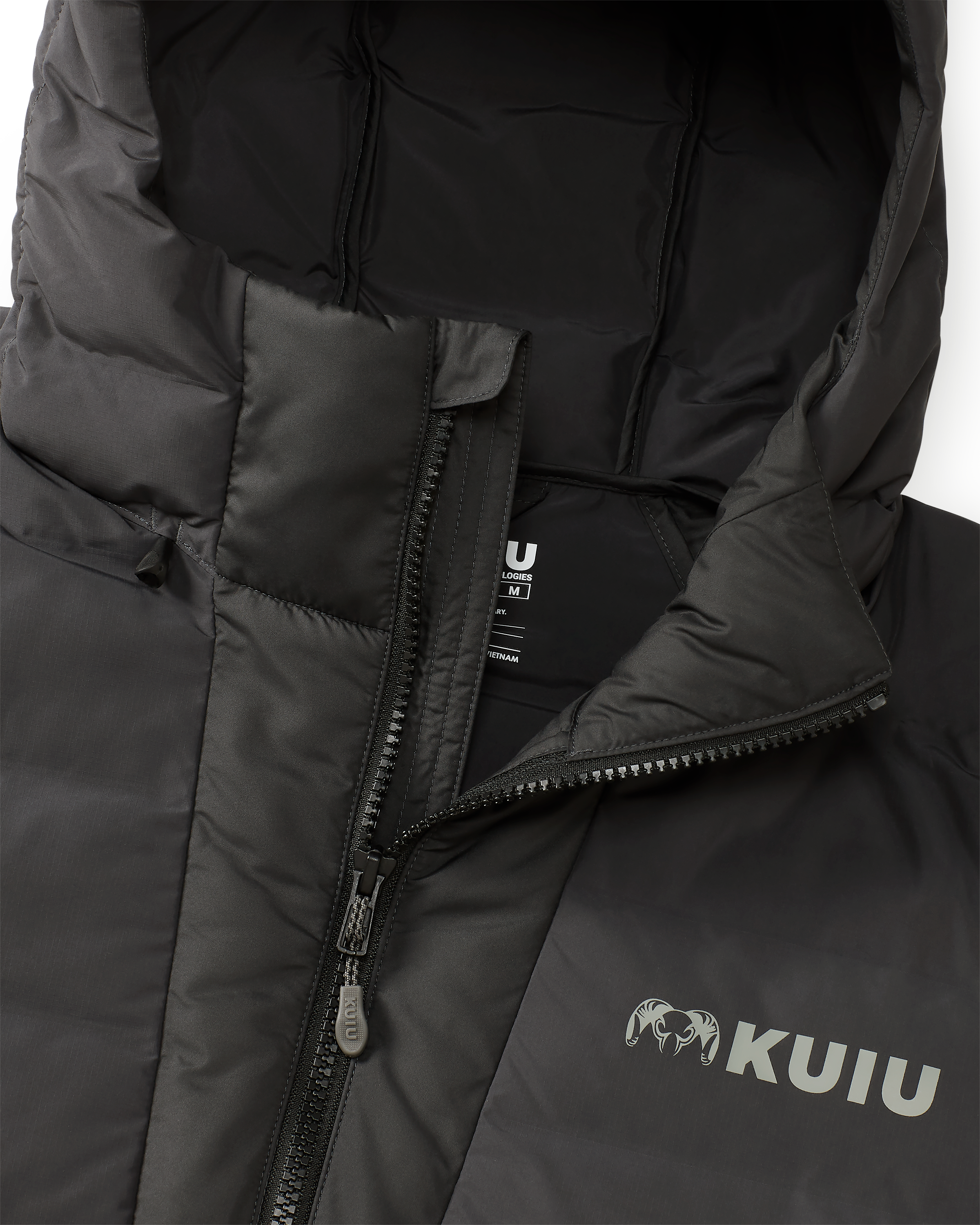 Elements Hooded Jacket | Gunmetal - Image 3