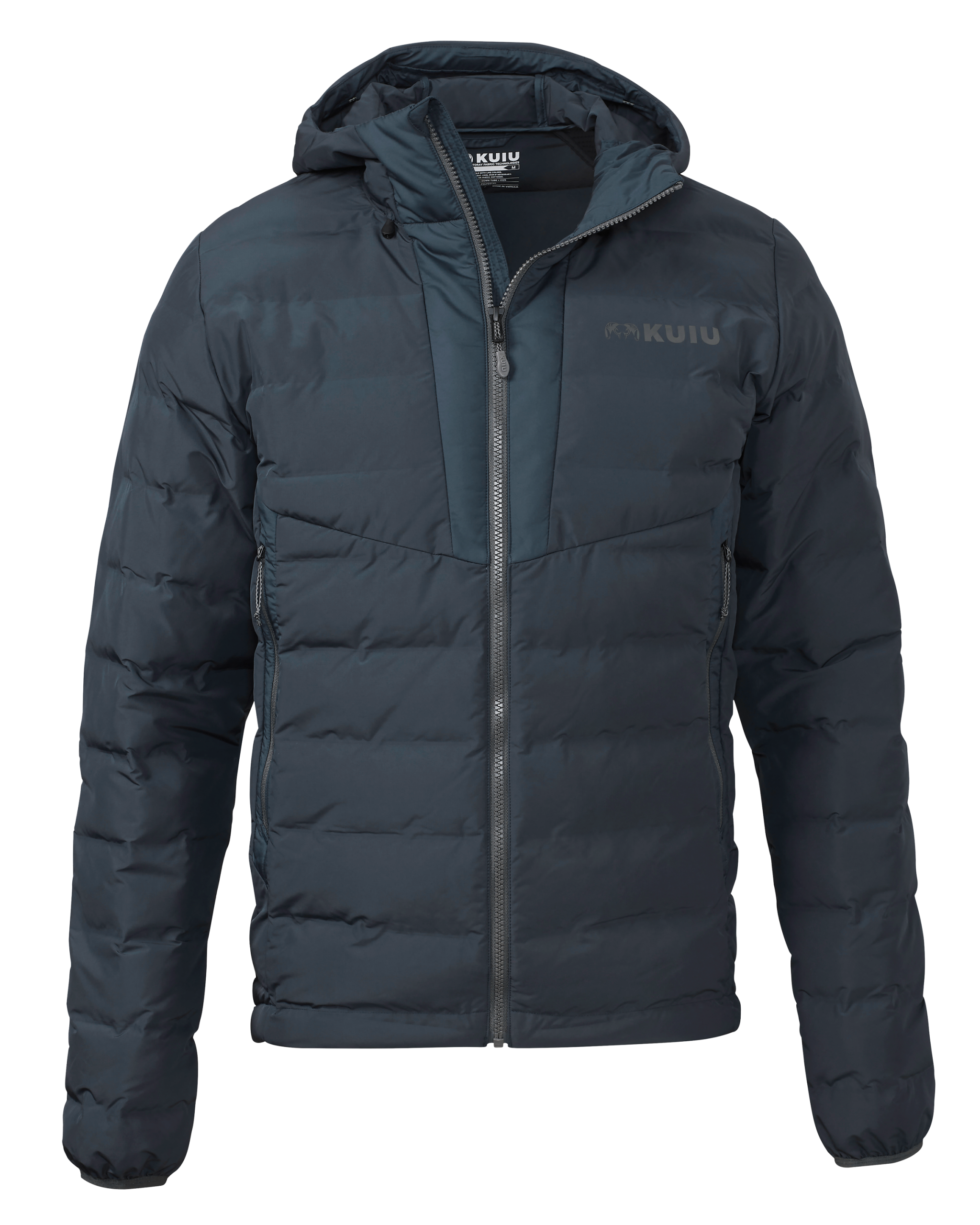 Elements Hooded Jacket | Steel Blue