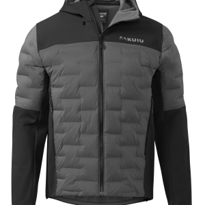 Axis Thermal Hybrid Hooded Jacket | Black-Gunmetal