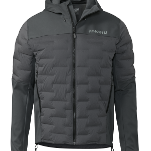 Axis Thermal Hybrid Hooded Jacket | Gunmetal