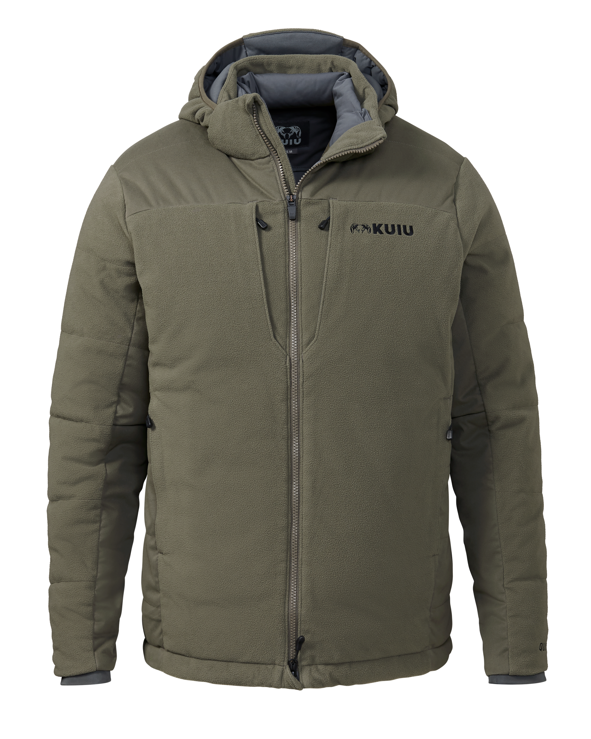 Super Down Haven Hooded Jacket | Ash