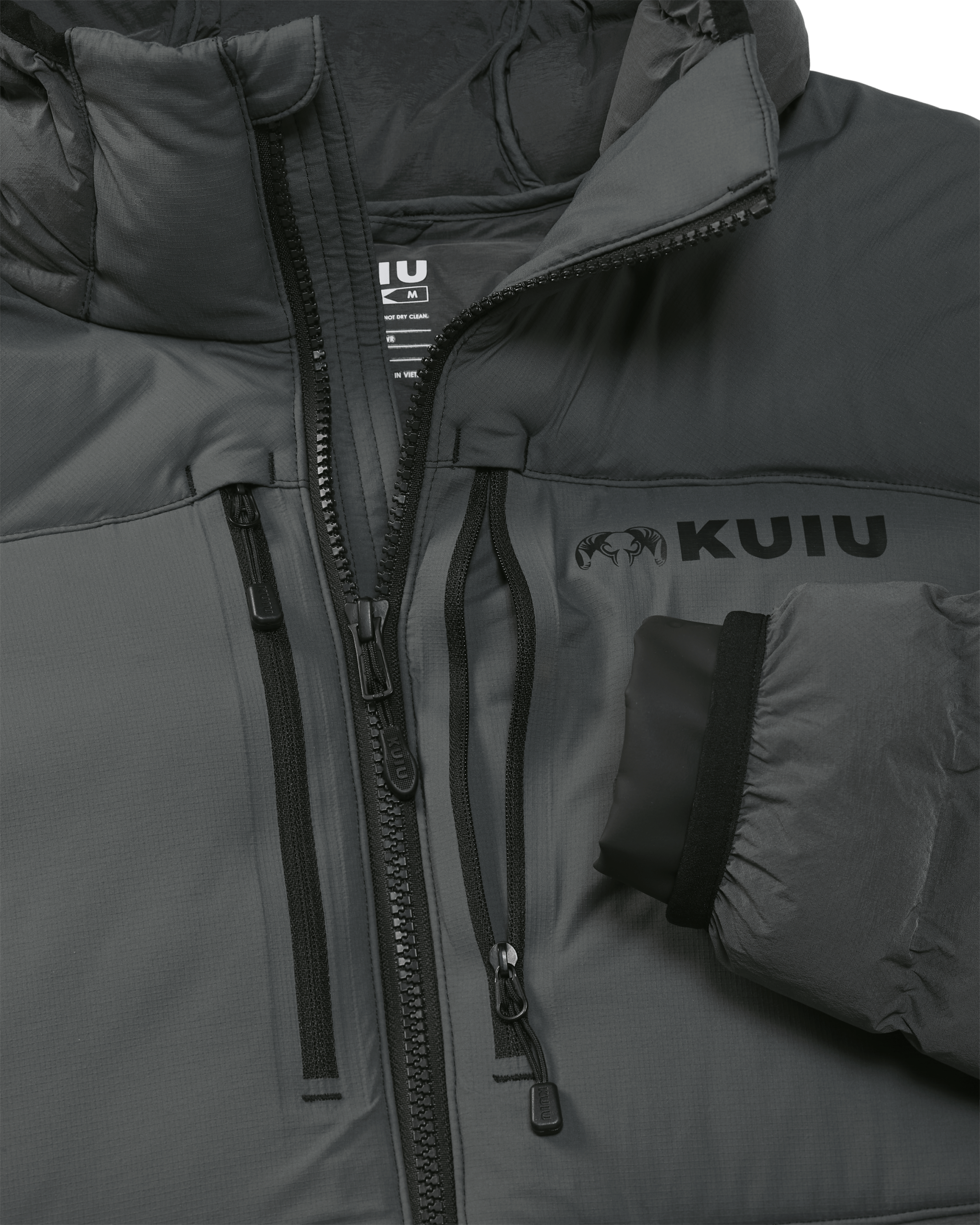 Flyway Insulated Hooded Jacket | Gunmetal - Image 3