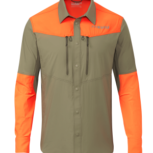 Upland Sporter Shirt | Khaki/Blaze Orange