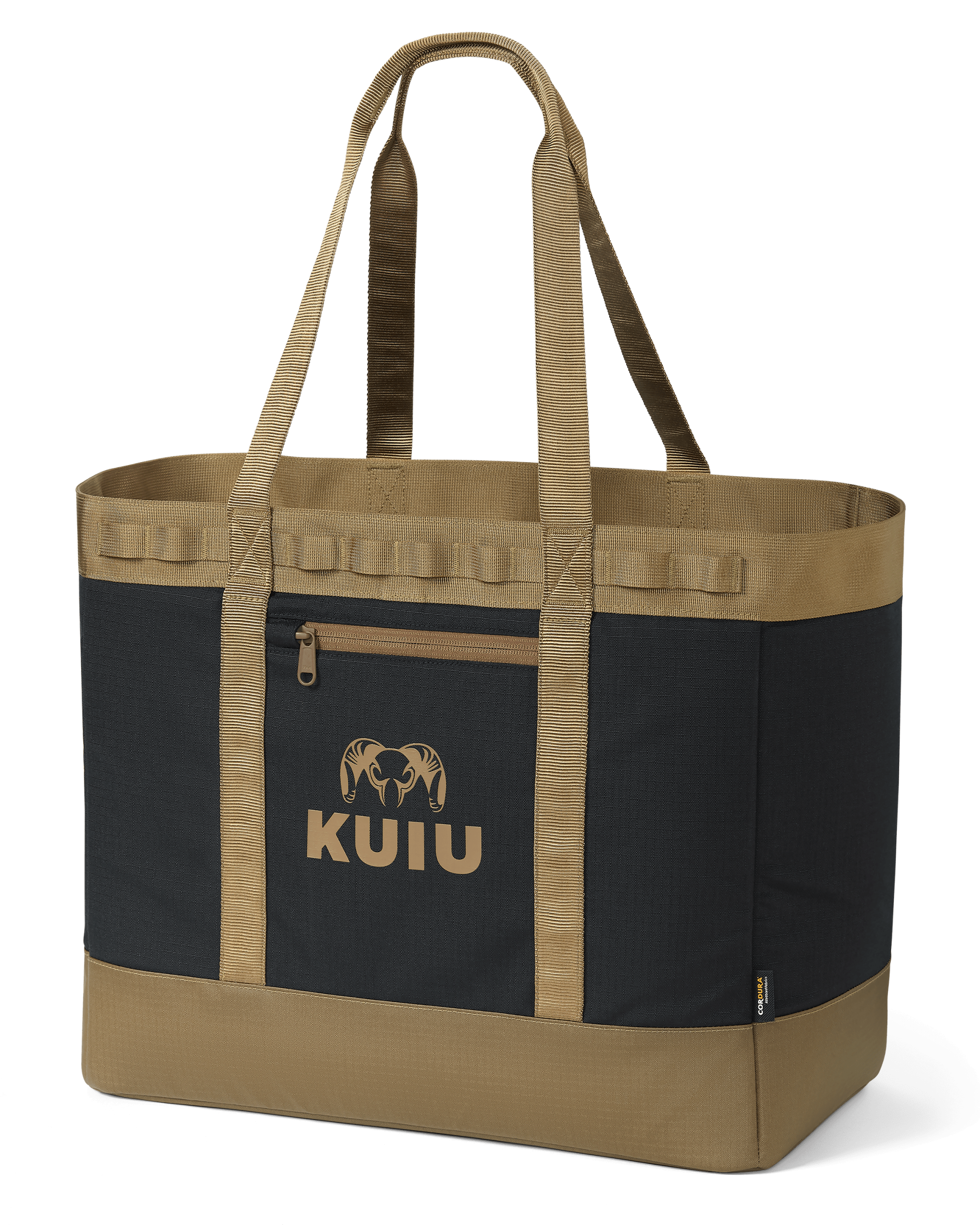 KUIU CORDURA® 2800 Structured Tote Bag | Black/Brown