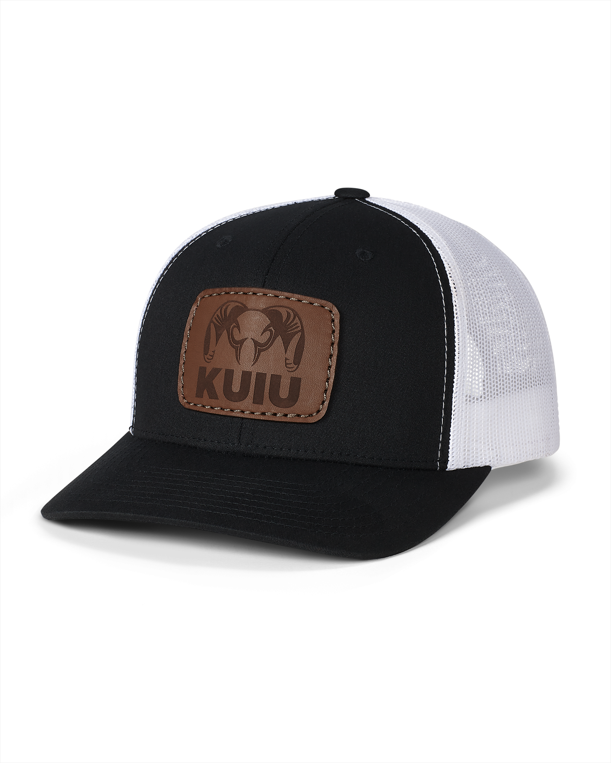 Retro Mesh Snap Back Hat | Black White