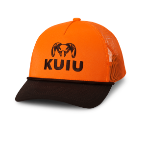 KUIU Upland Logo Hat | Blaze Orange/Brown