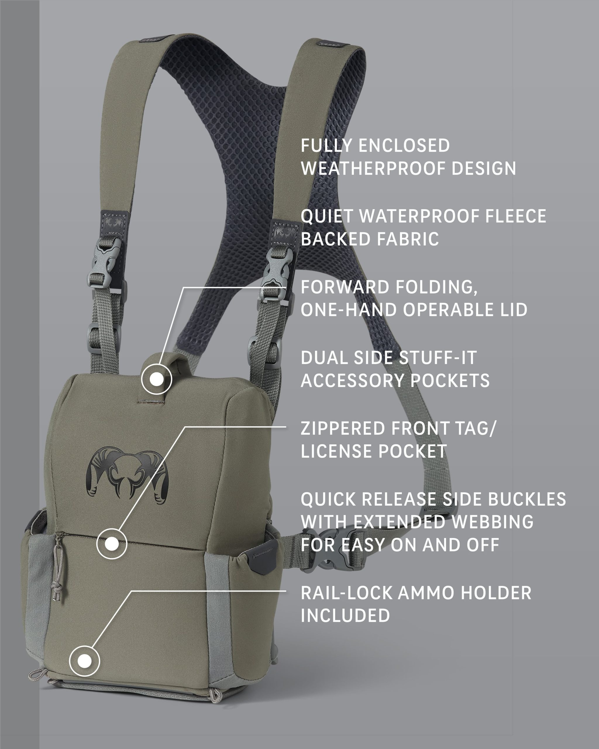 PRO G3 Bino Harness | Ash - Image 2