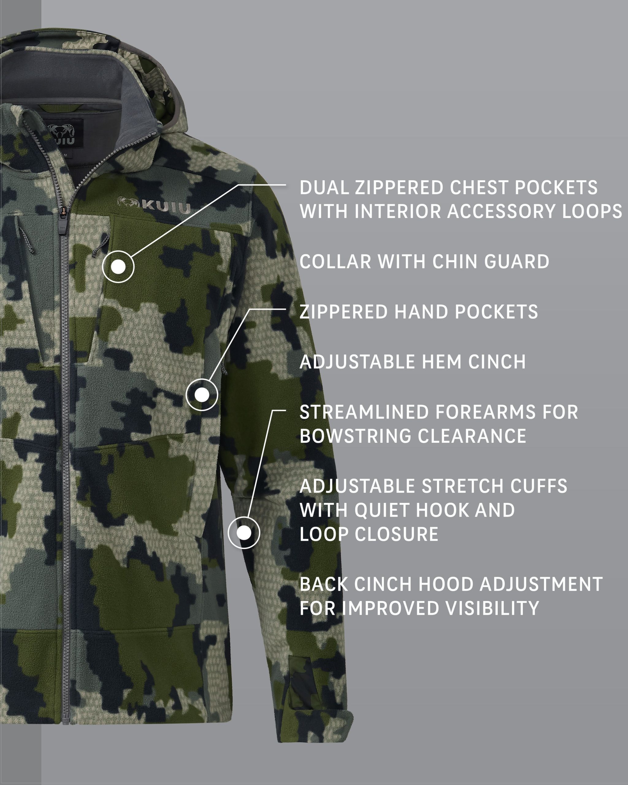 KUIU Proximity LT Hooded Jacket | Verde - Image 2
