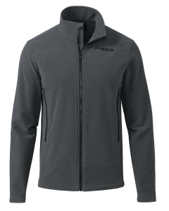 Border Fleece Full Zip | Gunmetal