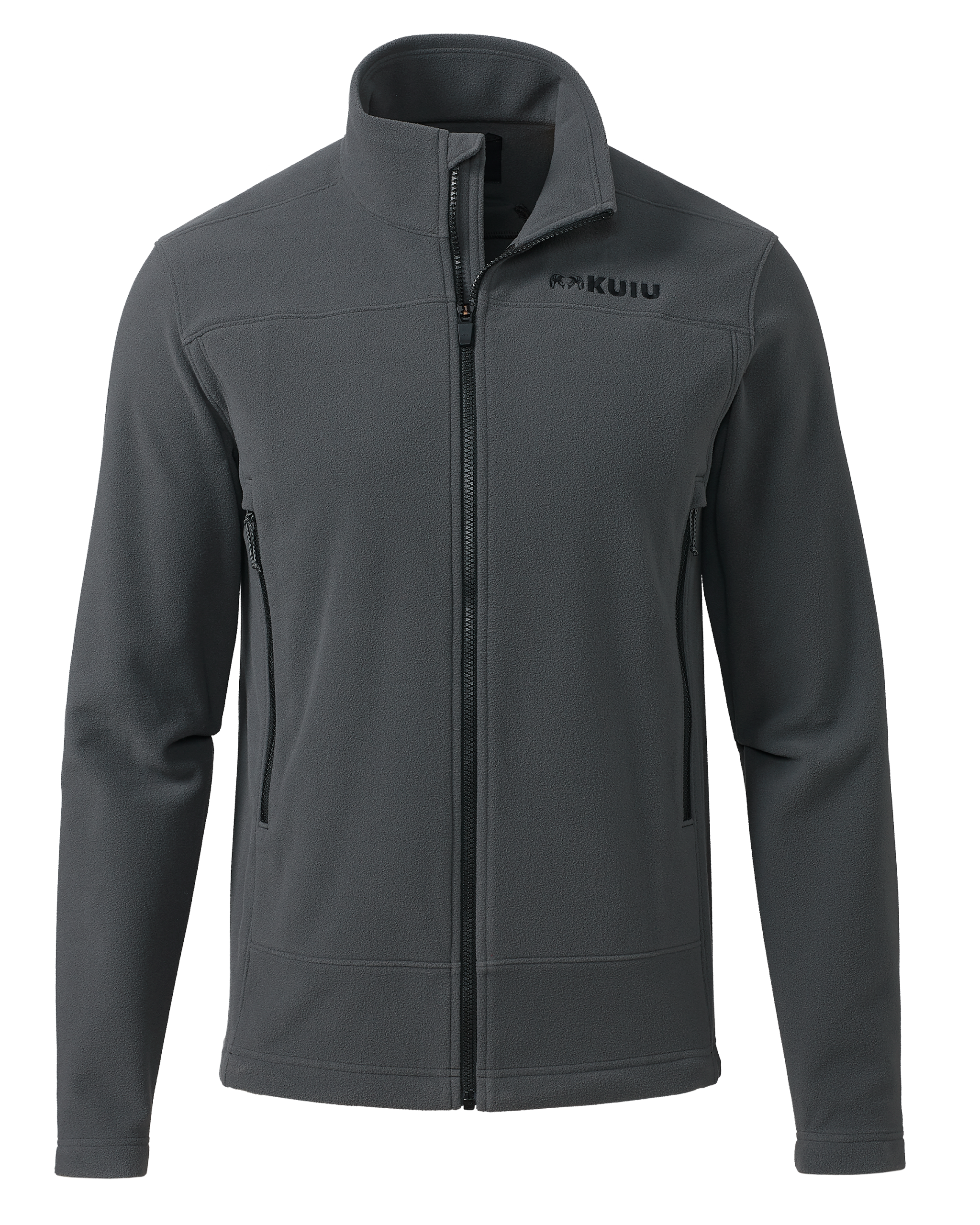 Border Fleece Full Zip | Gunmetal