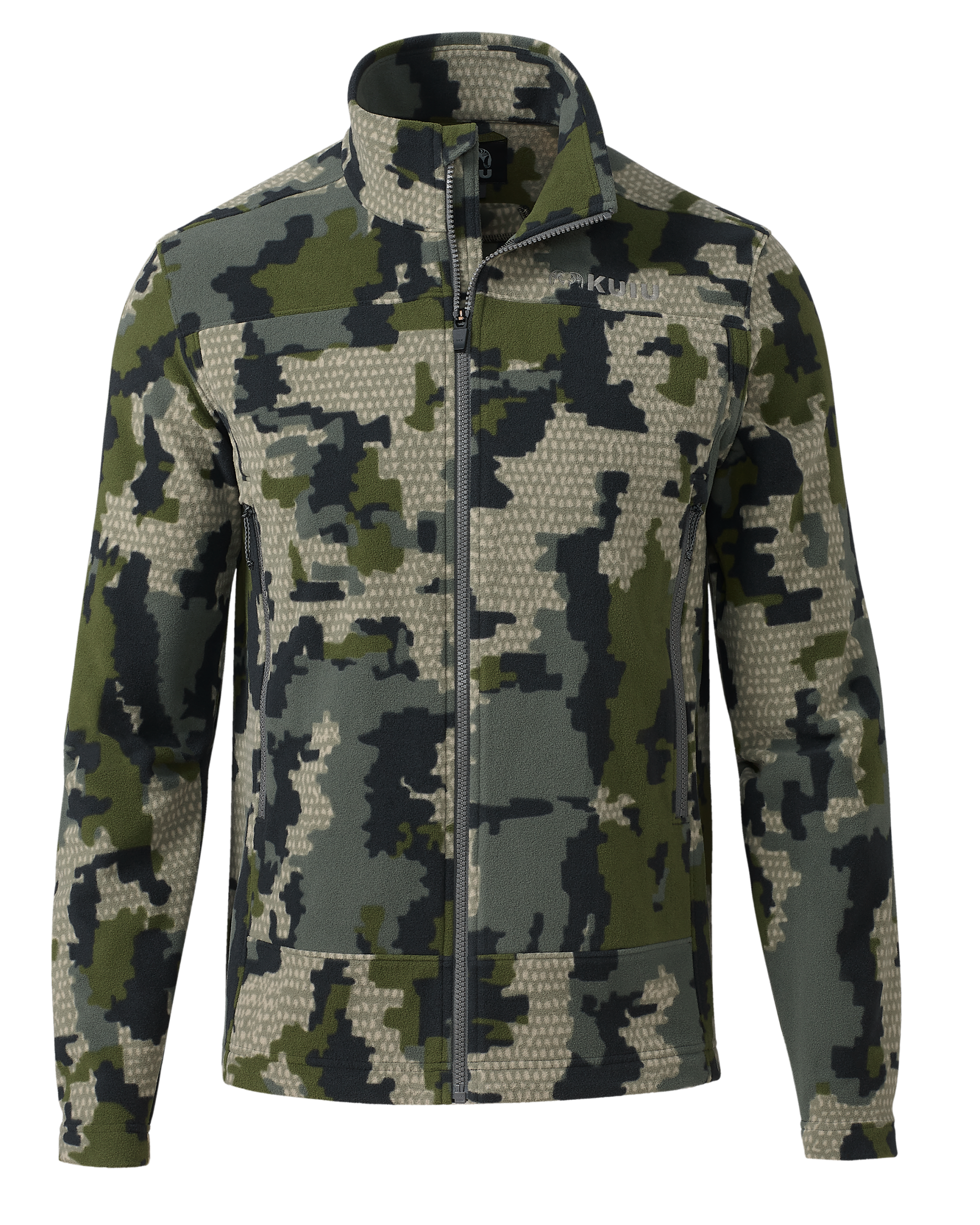 Border Fleece Full Zip | Verde