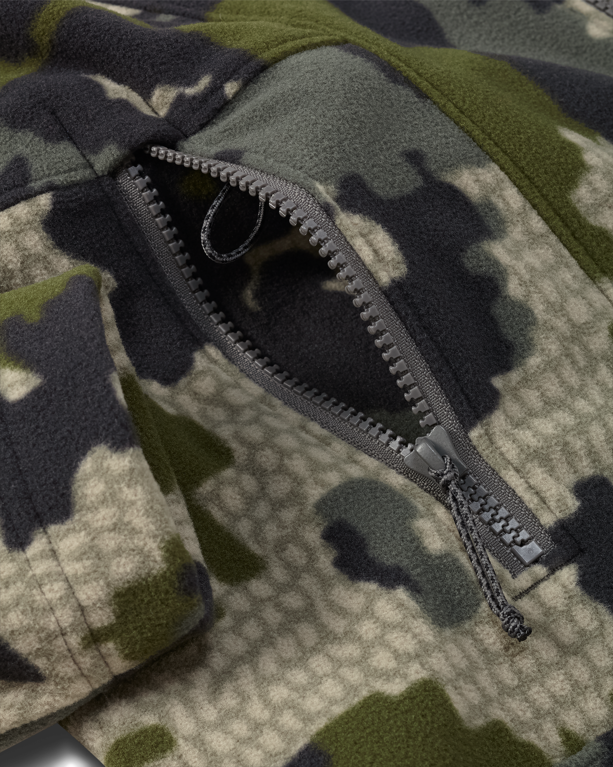 Women's Border Fleece Full Zip | Verde - Image 3