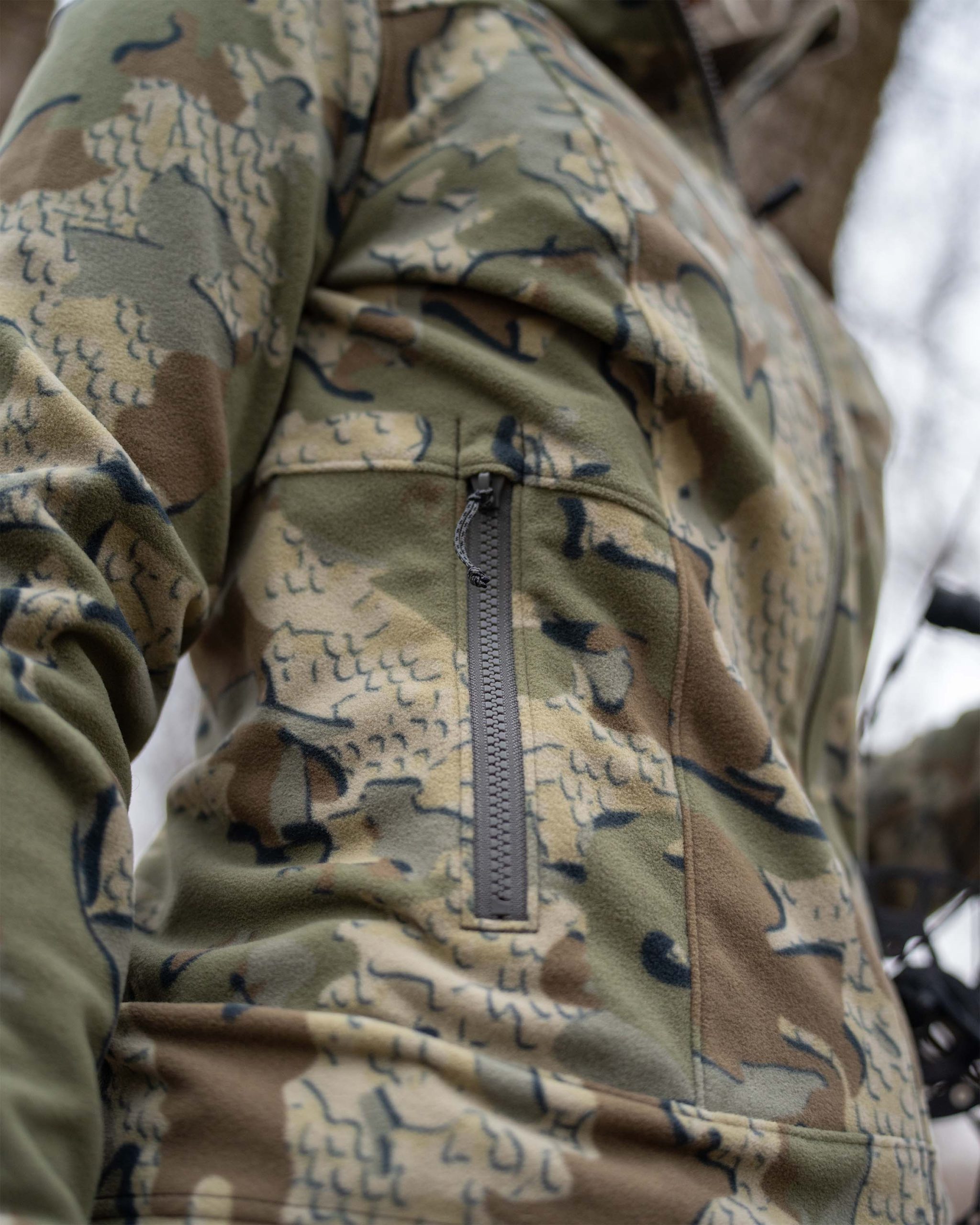 Women's Border Fleece Full Zip | Verde - Image 6