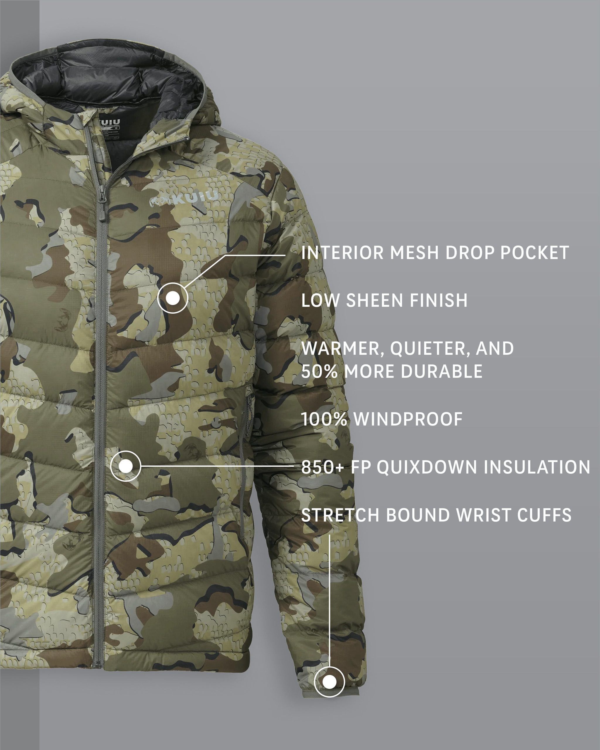 Super Down LT Hooded Jacket | Valo - Image 2