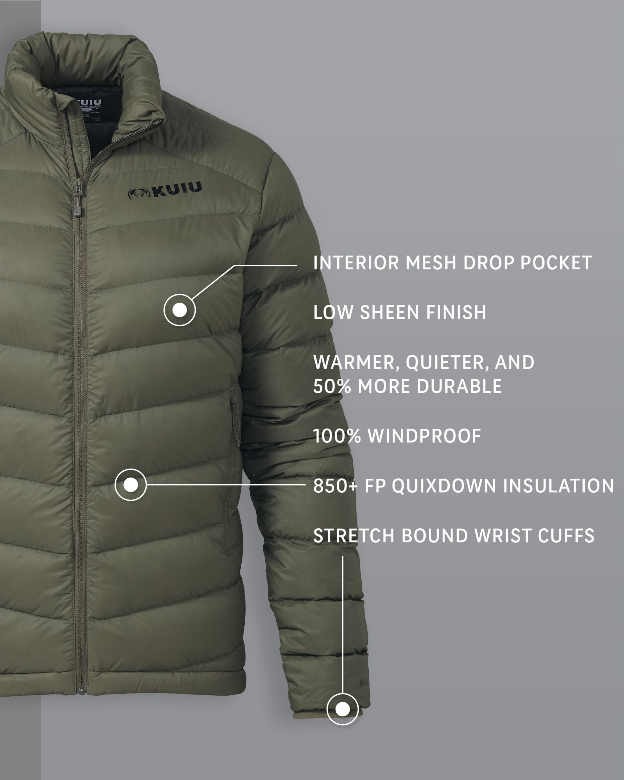 Super Down LT Jacket | Ash - Image 2