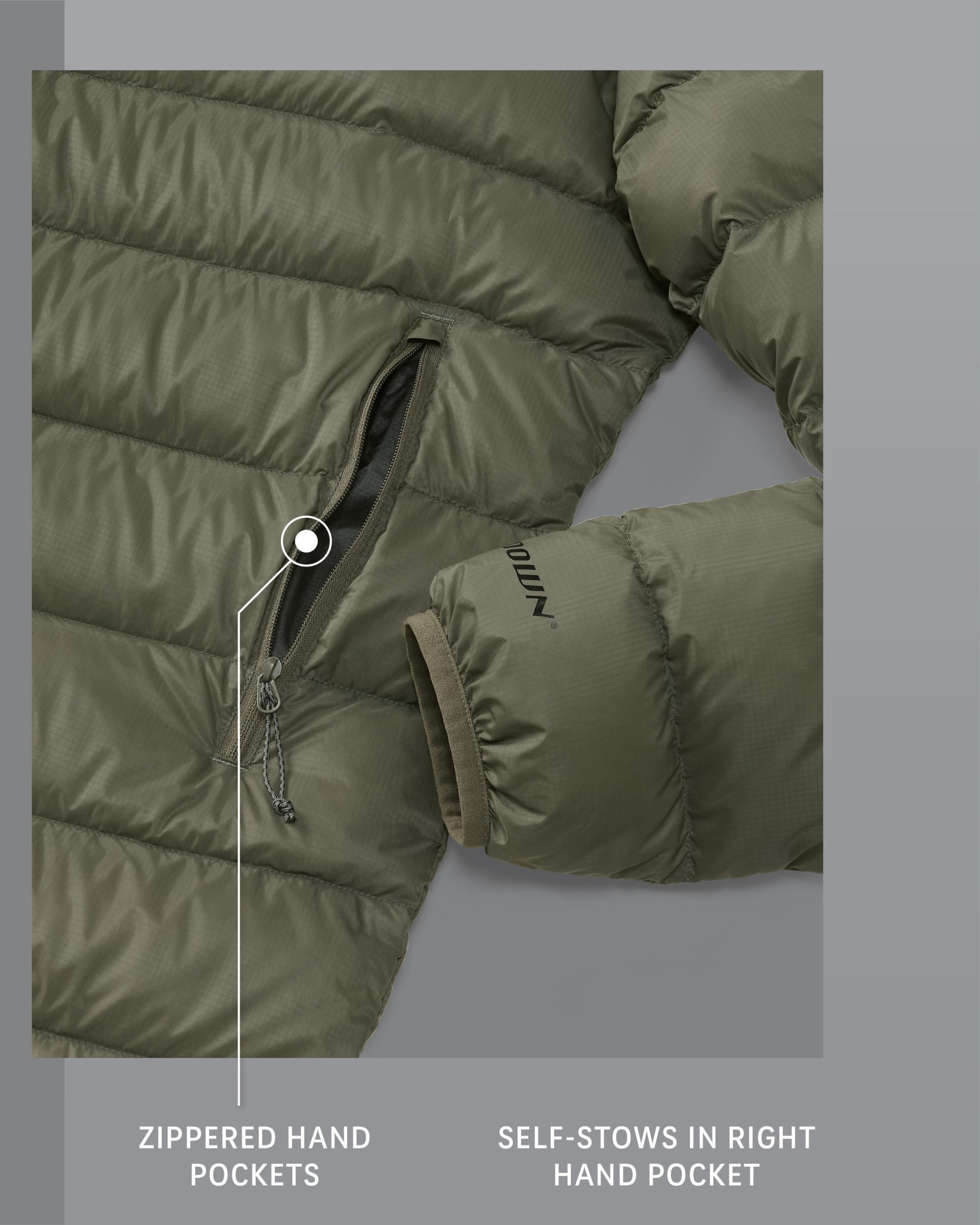 Super Down LT Jacket | Ash - Image 3