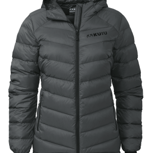Women's Super Down LT Hooded Jacket | Gunmetal