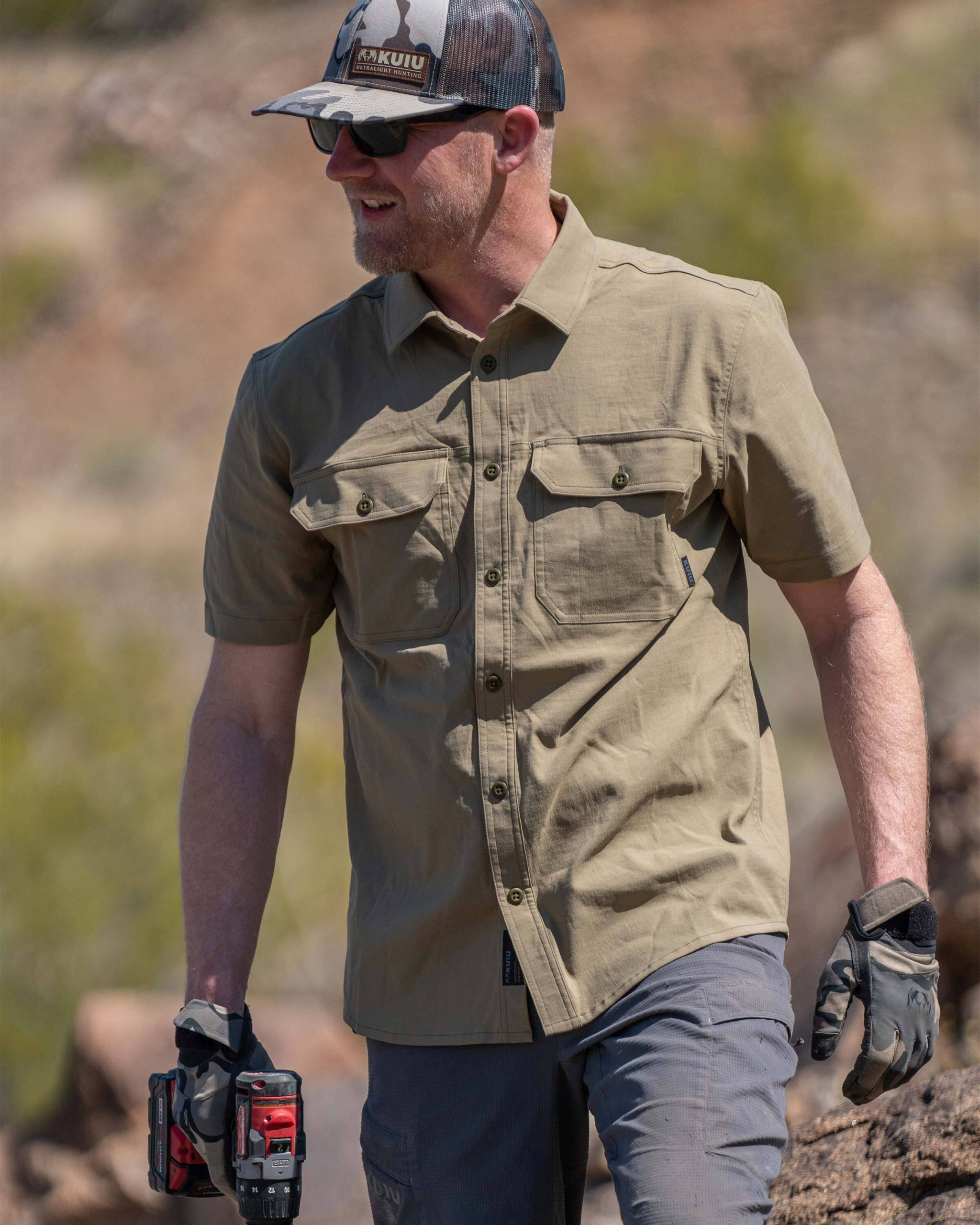 Motive SS Workgrade Shirt | Gunmetal - Image 3