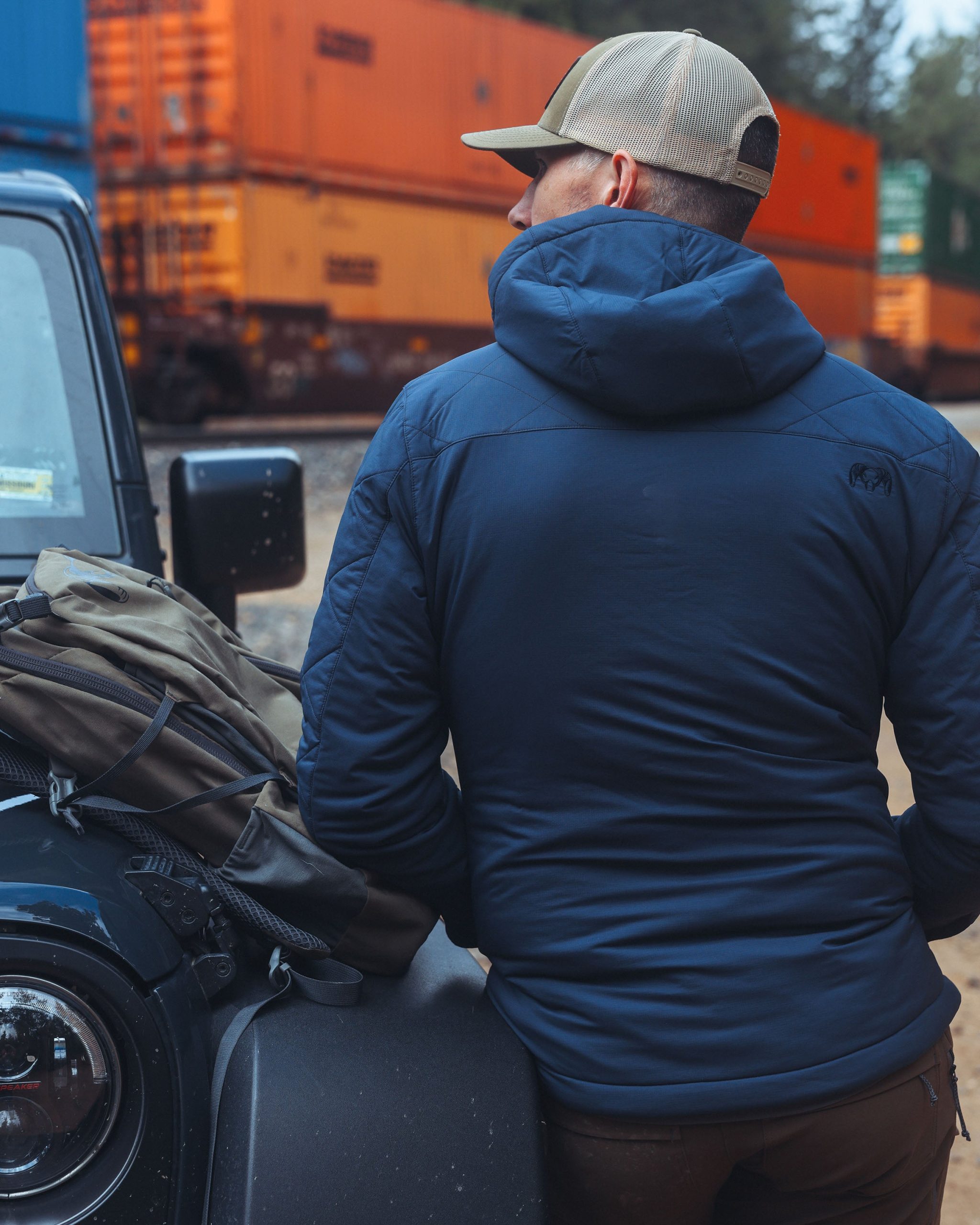 Granby Hooded Jacket | Gunmetal - Image 9