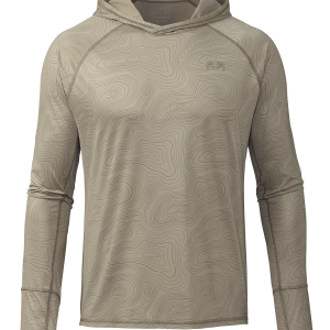 Gila LS Hoodie Topo | Bone Topo Print