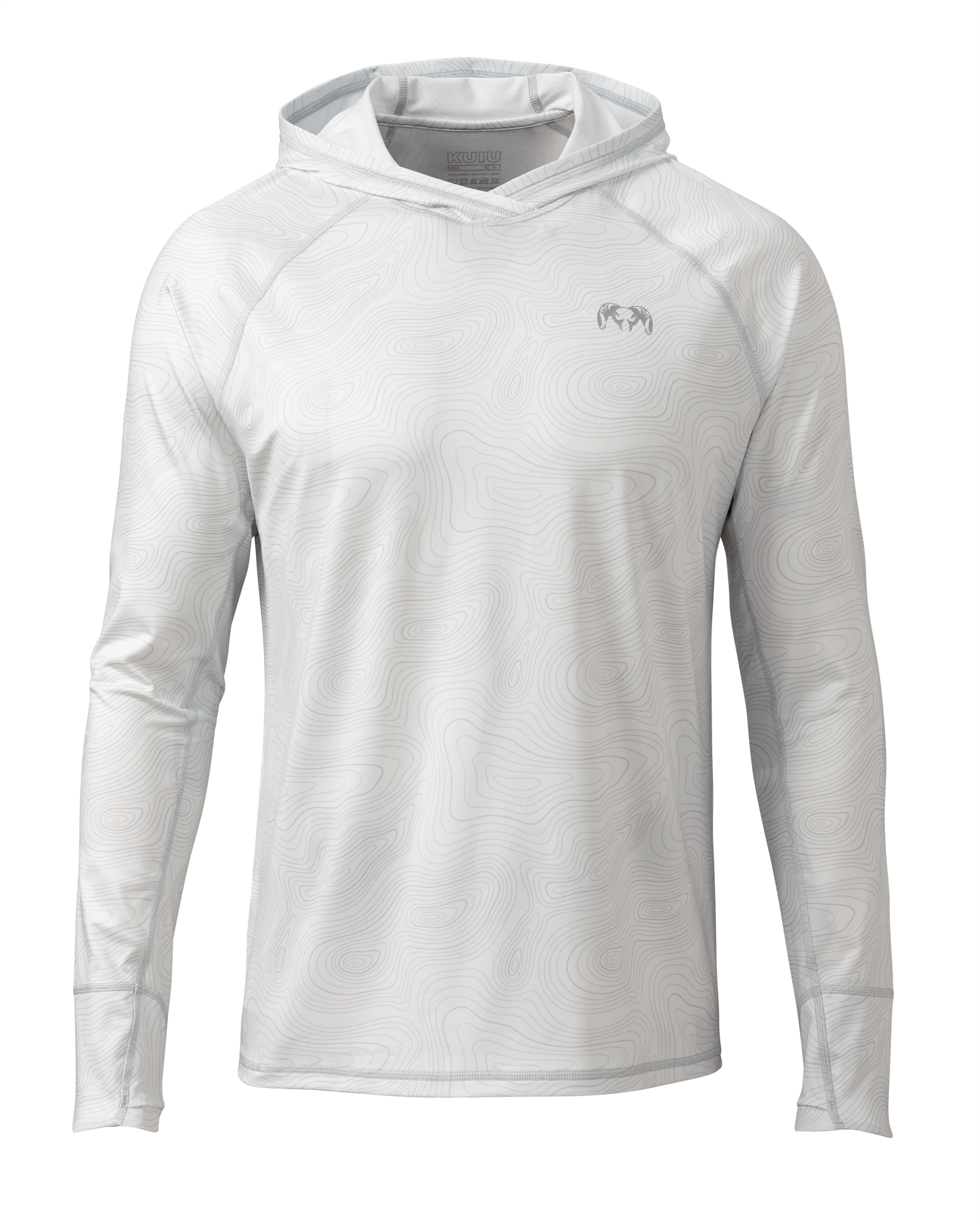 Gila LS Hoodie Topo | Skyline Topo Print